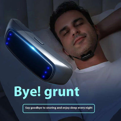 Electric Throat  Anti-Snoring Device EMS Pulse Stop Snore Sleep Instrument Hanging Ear Anti-Snoring Device Snoring Corrector