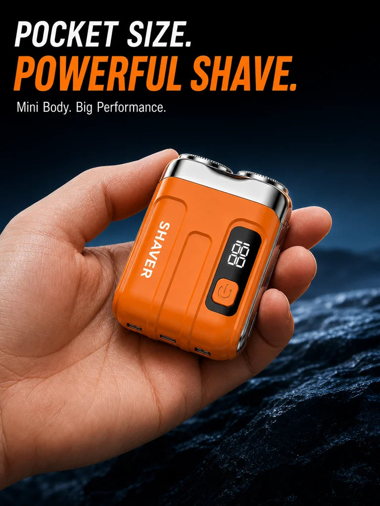 Electric Shaver Waterproof men,mini portable electric shaver accessories,rechargeable heads replacement