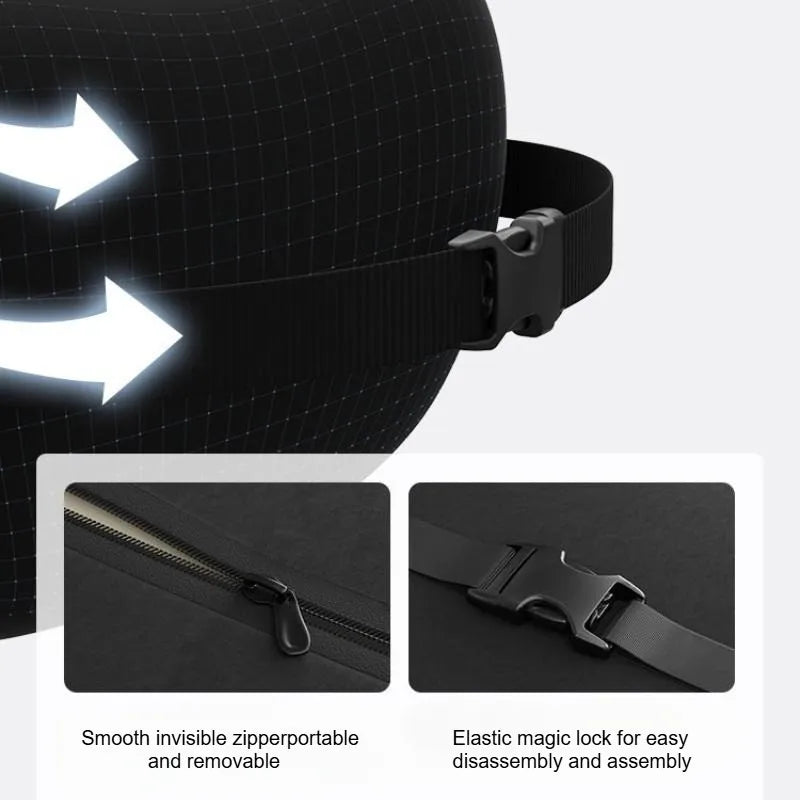 1pc Office gaming chair headrest and backrest neck pillow protect cervical spine and relieve stress