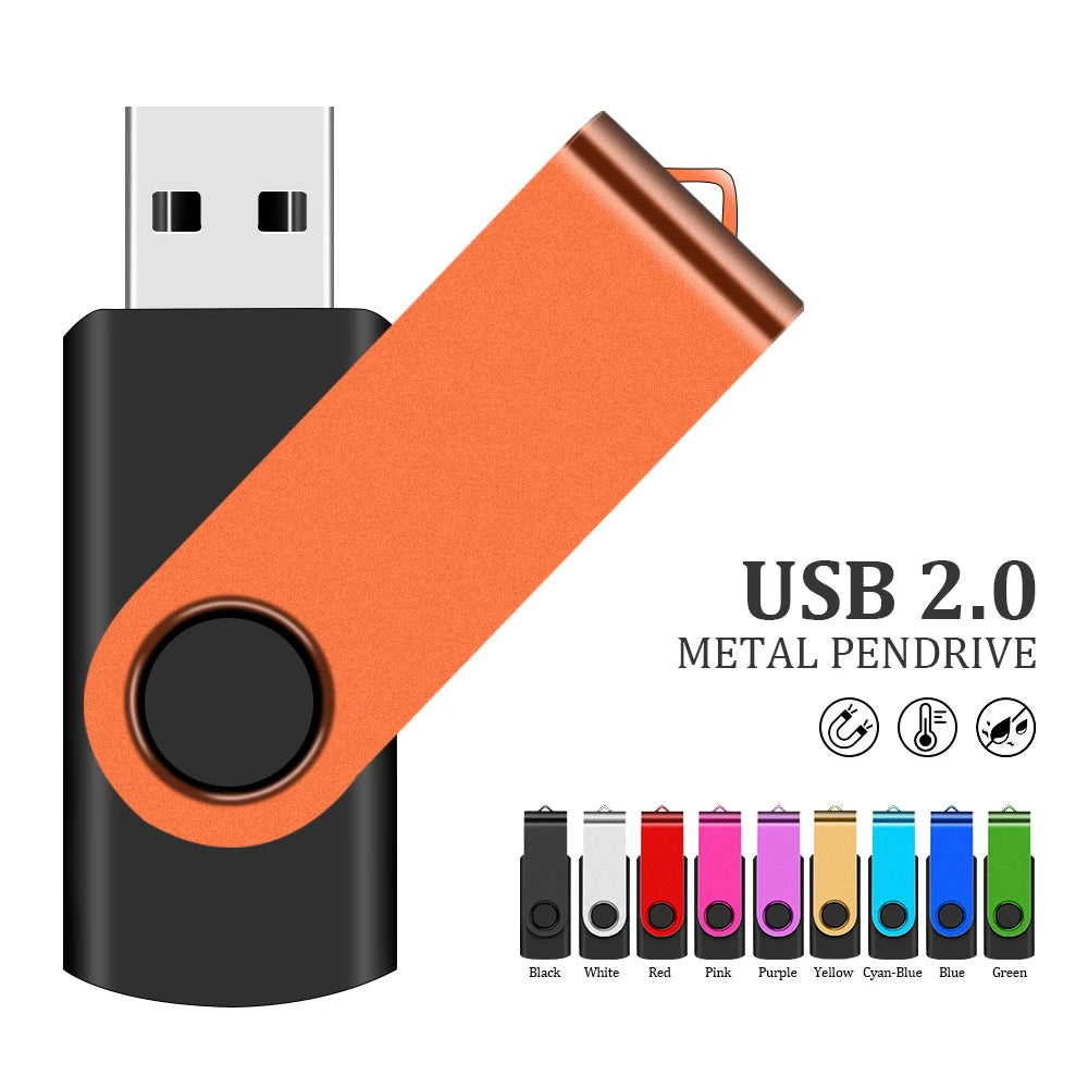 128GB USB 2.0 Flash Drive 64GB Pen Drive 16GB Pendrive 32GB Disk On Key USB Stick 4GB Memory Flash Disk Real Capacity Promotion