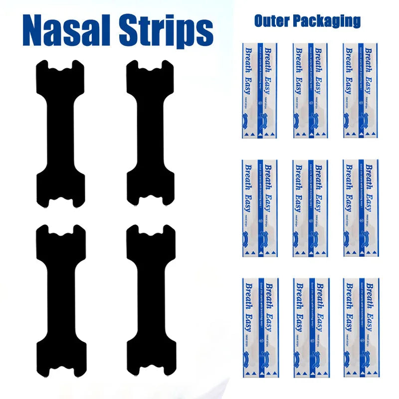 10/50/100/200PCS Nose Strips Extra Strength Nasal Strips for Adults Better Sleep Non-Invasive Anti Snoring Breathing Nose Patch