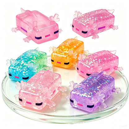 Cartoon Animals Axolotl Squeeze toys To Relieve Stress Release Emotions Slowly Rebound and Decompress toys Birthday Party Gifts