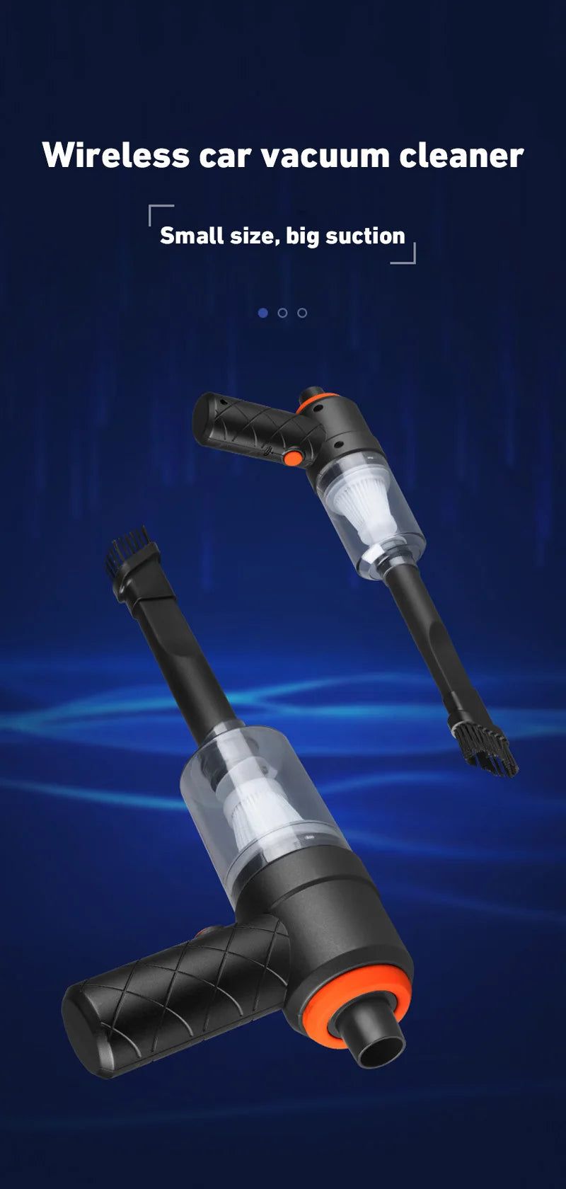 2026 Portable Small Vacuum Cleaner For Multi Purpose Vehicles Small Household Pump Handheld Car Vacuum Cleaner