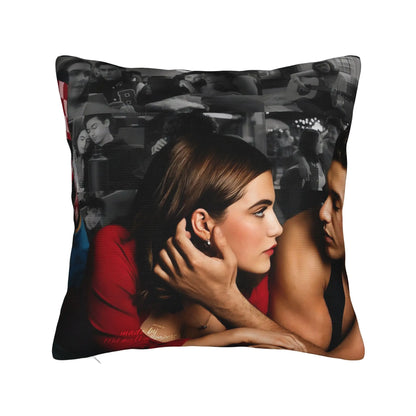 Garrett & Hannah Pillow Cover Off Campus Fashion Pillow Case For Sofa Home Decoration Square Pillowcases Gift Idea