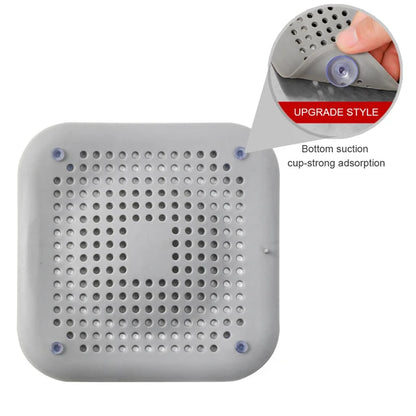 Silicone Sink Strainer, Shower Drain Plug Hair Catcher, Bathtub Kitchen Sink Filter Screen Bathroom Accessories