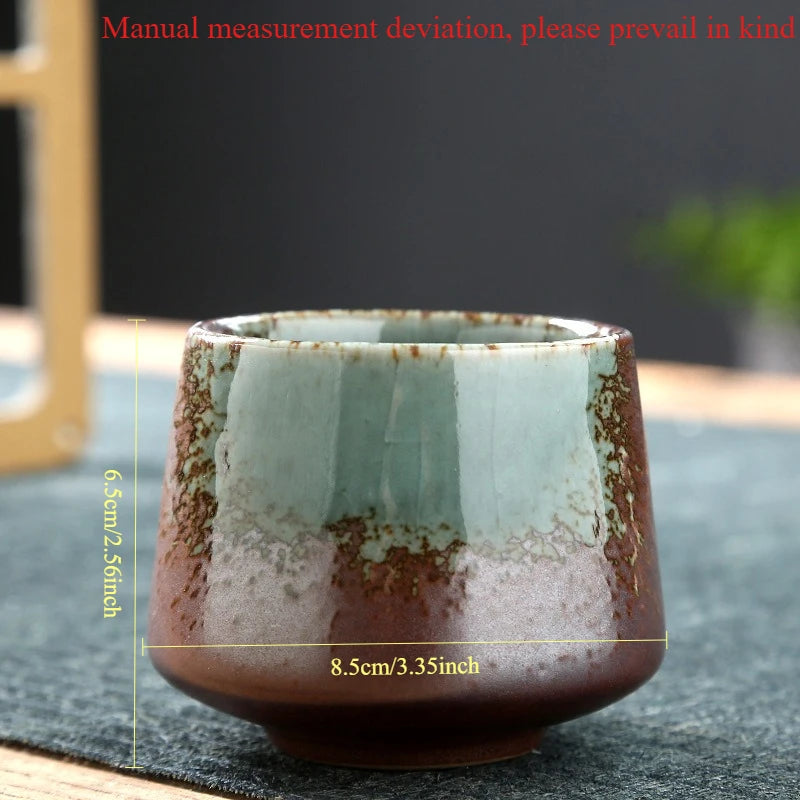 Laysda Vintage Coffee Mug 200ml ceramics Tea cup Japanese-style cafes Drinkware Stoneware Espresso for Restaurants Hotels