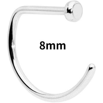 2025 Trendy Piercing Free Magnetic Nose Ring Stainless Steel Horseshoe Non Pierced Goth Punk Fake Hoop Clip on Jewelry Gift
