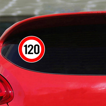 A0202# Speed Limit (110/120/150/160/200/300 km), Ø 16 cm Self-adhesive Decal Car Sticker Waterproof Auto Decors