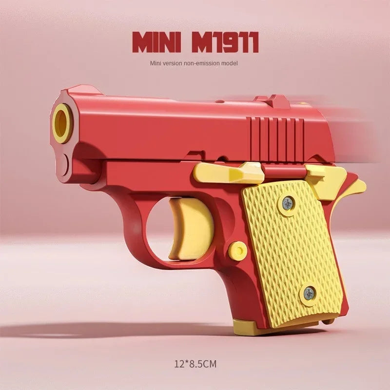 Children'S Toy Guns Model 3D Mini 1911 Gravity Printing Fidget Toy for Kids Adults Stress Relief Toy Children Decompression Gift