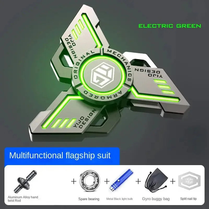 uminous metal EDC fidget spinner stress relief pressure reduction finger toy cool spinner ADHD  aids Creativity gift for boys