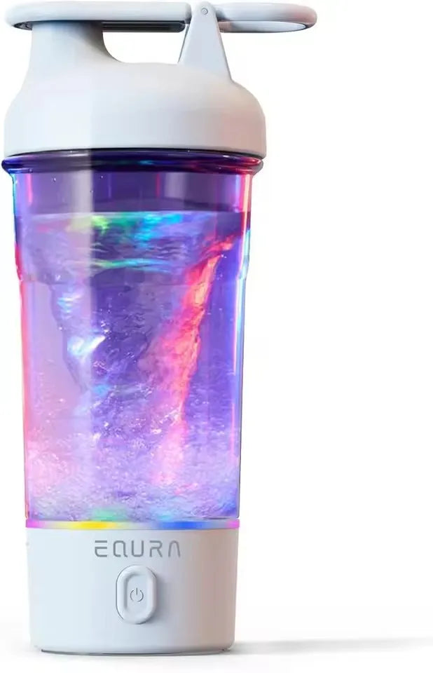 Electric Shaker Bottle, 25Oz Blender Bottles for Protein Mixes, Portable USB C Rechargeable Pulse Protein Shake Bottle, BPA Free