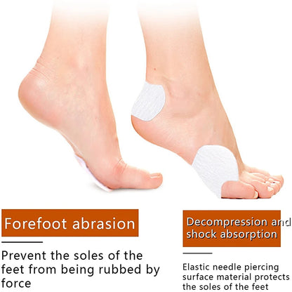 Pexmen 2Pcs/Pair Ball of Foot Cushions Metatarsal Pads for Forefoot Pain Relief Foot Care Protectors Insoles for Men and Women
