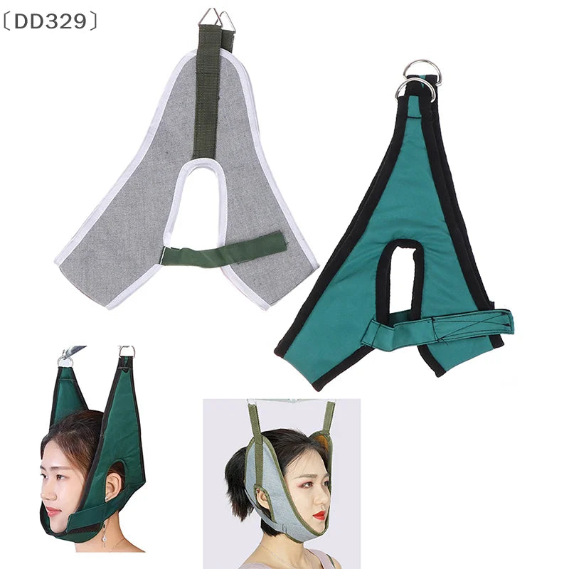 〔DD329〕 1 Pcs Cervical Traction Belt Neck Stretcher Band Vertebrae Stretch Fixing Straps