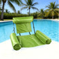 Foldable Inflatable Water Hammock Floating Chair on Water with Backrest Armrests for Adult Pool Lounging Sunbathing Relax