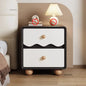 Cute Wood Children's Nightstands for Bedroom Furniture Cute Dormitory Storage Bedside Tables Home Children's Storage Cabinets