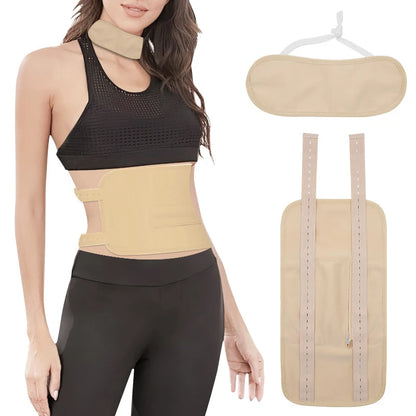Reusable Waist Wrap Castor Oil Pack Kits For Insomnia Constipation Inflamma Back Massager Waist Massage Tools Accessories