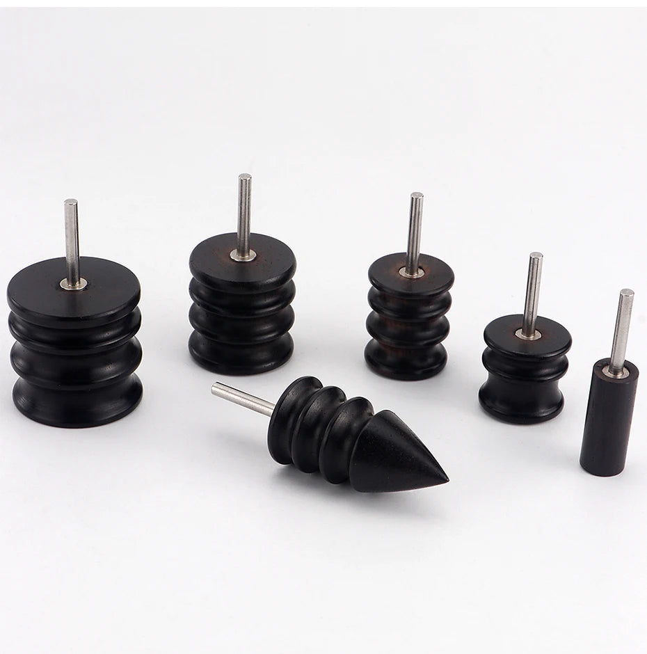 Leather Burnished Bits for Rotary Burnisher Tools PU Leather Burnishing Tool Tips for Clean Edges of DIY Leather Crafts Projects