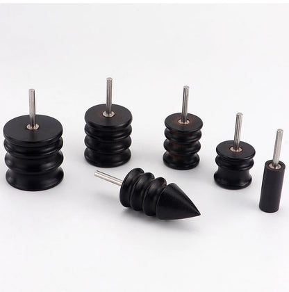 Leather Burnished Bits for Rotary Burnisher Tools PU Leather Burnishing Tool Tips for Clean Edges of DIY Leather Crafts Projects