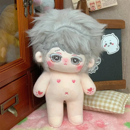 20cm Kawaii Plush Cotton Doll Idol Stuffed Super Star Figure Dolls Twelve Constellations Doll Can Change Clothes Gift