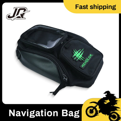 Motorcycle Tank Bag Waterproof Wear-Resistant Universal Motorbike Storage Backpack With Touch Screen Phone Pocket For Ridin