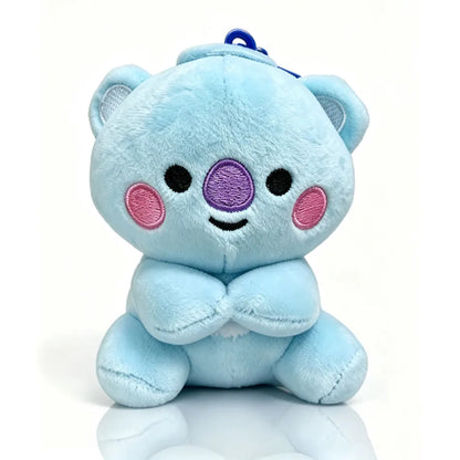 B-T-21 Plush Doll Keychain Koay Shooky Mang Cooky Cute Stuffed Pendant Backpack Ornament Gift for Fans Bag Decor