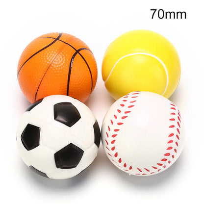 1pcs Squeeze Ball Toy Football Basketball Baseball Tennis Slow Rising Soft Squishy Stress Relief Antistress Novelty Gag Toy