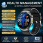 2026New Nursing Grade Health Smartwatches For Men Women Precision Detection Heart Rate Blood Fats Uric Acid ECG+PPG Smart Watch