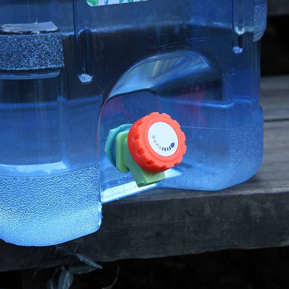 7.5/10/15L Camping Water Container Portable Pure Water Tanks Food Grade Large-Capacity with Faucet Outdoor Supplies