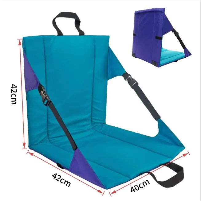 Stadium Seat Chair Bleacher Cushion With Padded Back Support Reclining Stadium Seat Chair Folding Stadium Chair For Women Men