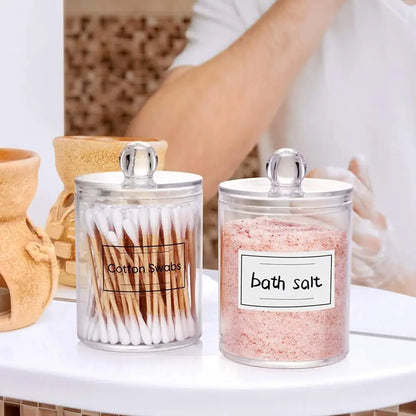 Plastic Cotton Swab Ball Pad Holder Storage Box Makeup Cotton Pad Organizer Bathroom Storage For Cosmetics Makeup Remover Pad