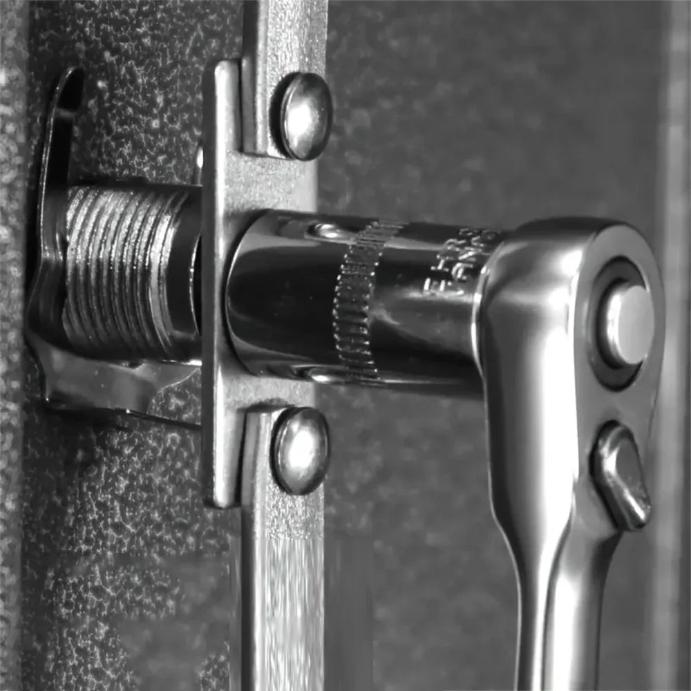 Quick Ratchet Wrench, Ratchet 72-Tooth Ratchet Screwdriver, 1/4 inch Drive Micro Ratcheting Bit Driver Wrench for Tight Spaces
