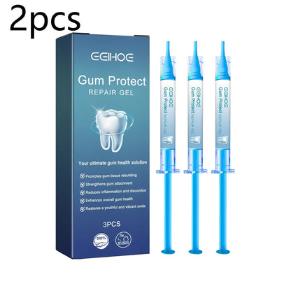 3-Pack Dental Repair Gel Relieves Inflamed Gums and Deep Clean Tooth Dirt Care Reduces Bad Breath Gums Fresh Breath Care Gel