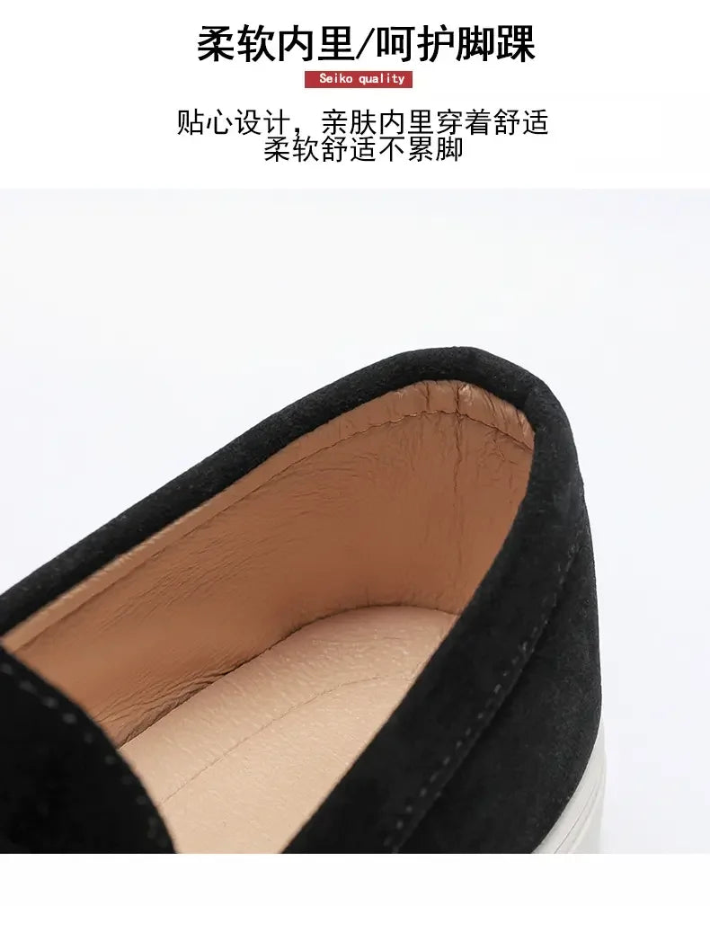 Daily Comfort Loafers Breathable Construction Dissipate Heat, Lightweight Build Lower Burden for Tired-Free Daily Movement