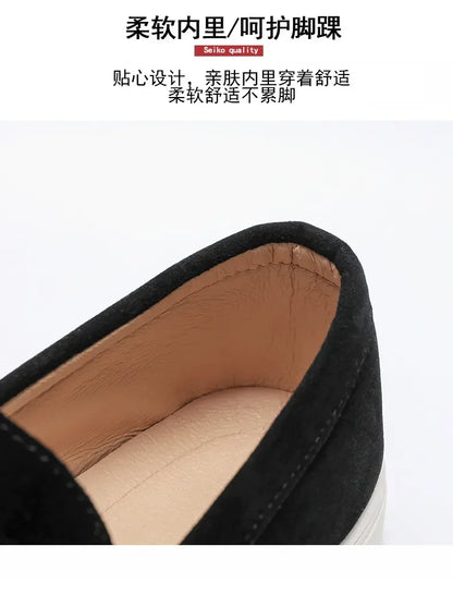 Daily Comfort Loafers Breathable Construction Dissipate Heat, Lightweight Build Lower Burden for Tired-Free Daily Movement