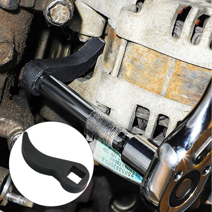 Angle Type Half Axle Disassembly Tool,Drive Pry Bar Adapter Used for Open-end Wrenches,Disassembling Axles Repair Tool