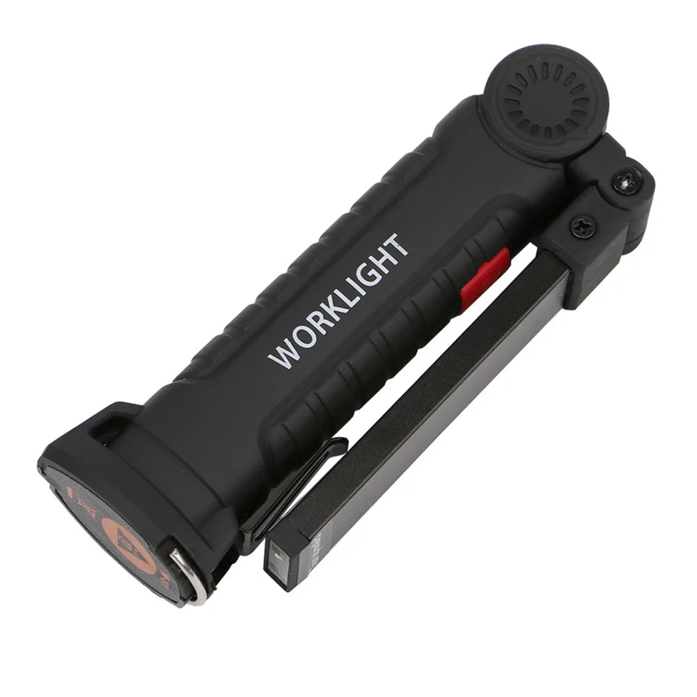 1 szt. Latarka taktyczna COB LED Lampa wisząca USB Akumulator Latarka Wodoodporna lampa robocza Magnetyczna Latarnia do oświetlenia nocnego L