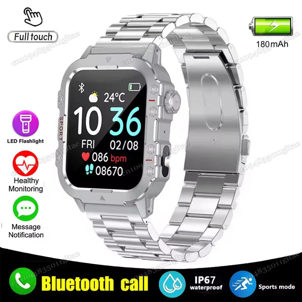2026 New SmartWatch Men For Women Militray Outdoor GPS Track Sport Watches Heart Rate Sleep Waterproof Smart Watch IOS Android