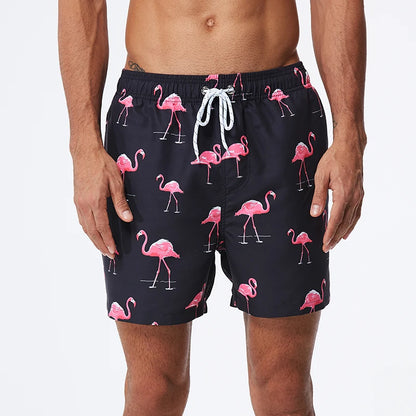Escatch 2026 Summer New Mens Shorts Polyester Quick Dry Board Mesh Liner Side Pockets Run Gym Swimsuit Surf Swim Trunks For Man