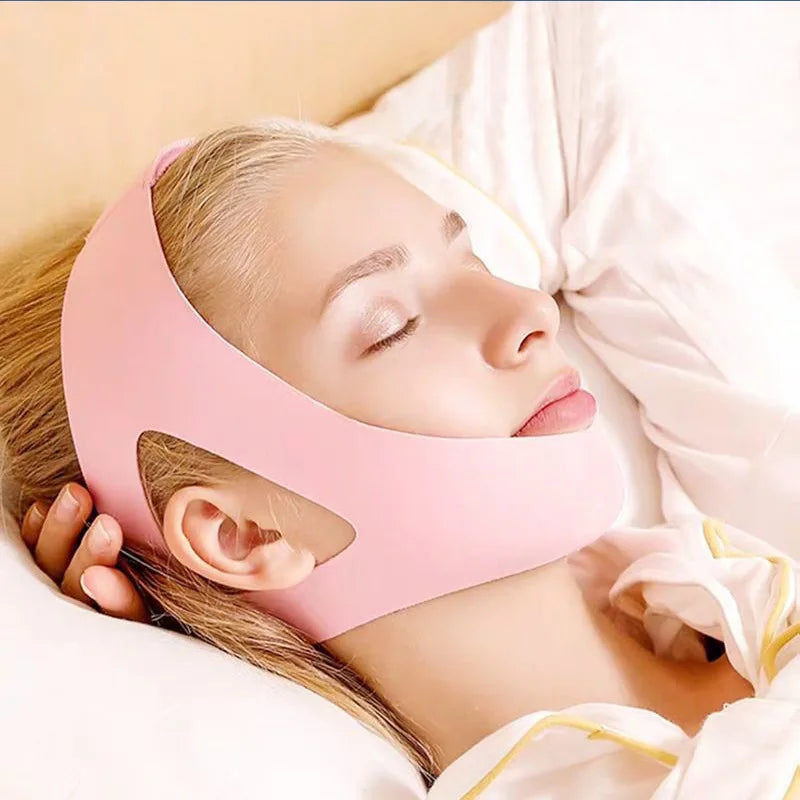 Anti Snoring Belt Triangular Chin Strap Mouth Guard Gifts for Women Men Better Breath Health Snore Stopper Bandage Sleep Aid
