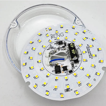 LED Ring Panel Circle Light AC 110V/220V 15/18/24W Replacement Round Ceiling Board Circular Lamp Board Ceiling Fan LED Module