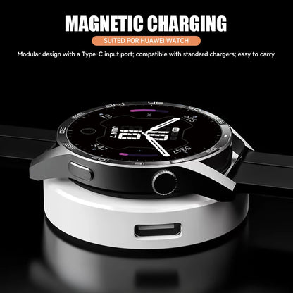 Wireless Integrated Charger for Huawei Watch 5 4 3 D Ultimate Buds GT6 GT5 GT4 GT3 GT2 Pro ECG GT Cyber Runner 2022