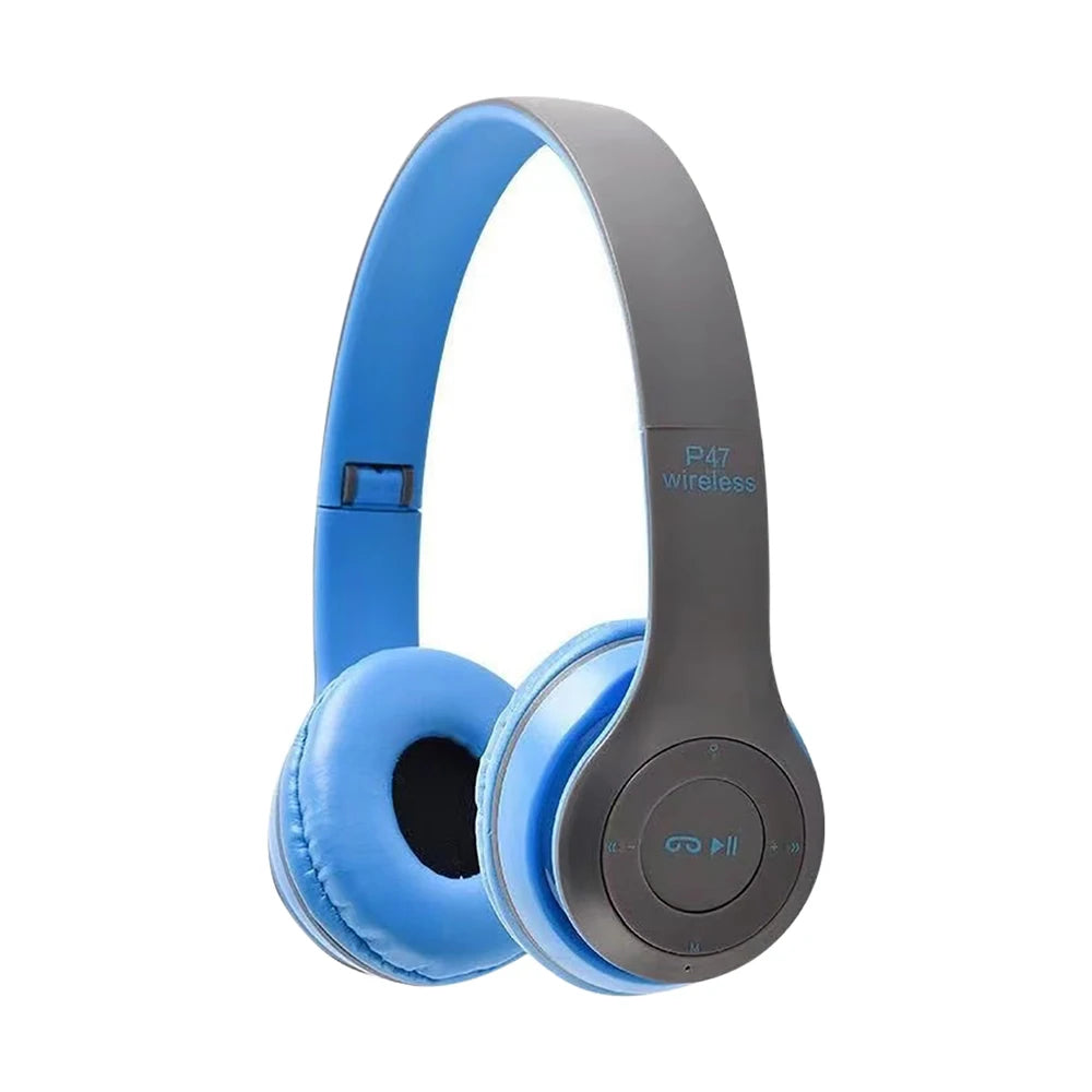 Fone Wireless Bluetooth Headphones HIFI Stereo Foldable P47 Earphones Kid Helmet Gift With Microphone Support SD Card For iPhone