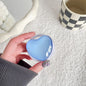 Korean Y2K Pink Glass Love Heart Magnetic Holder Phone Grip Tok Detachable Bracket for Magsafe Universal Smart Tok for IPhone