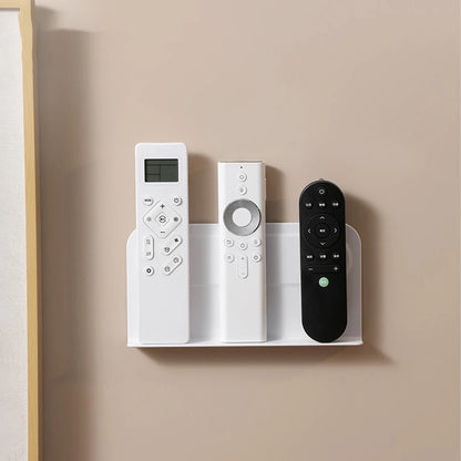 ABS Remote Control Holder Punch-Free Remote Control Magnetic Holder Wall Mount Storage Rack Household Storage Rack