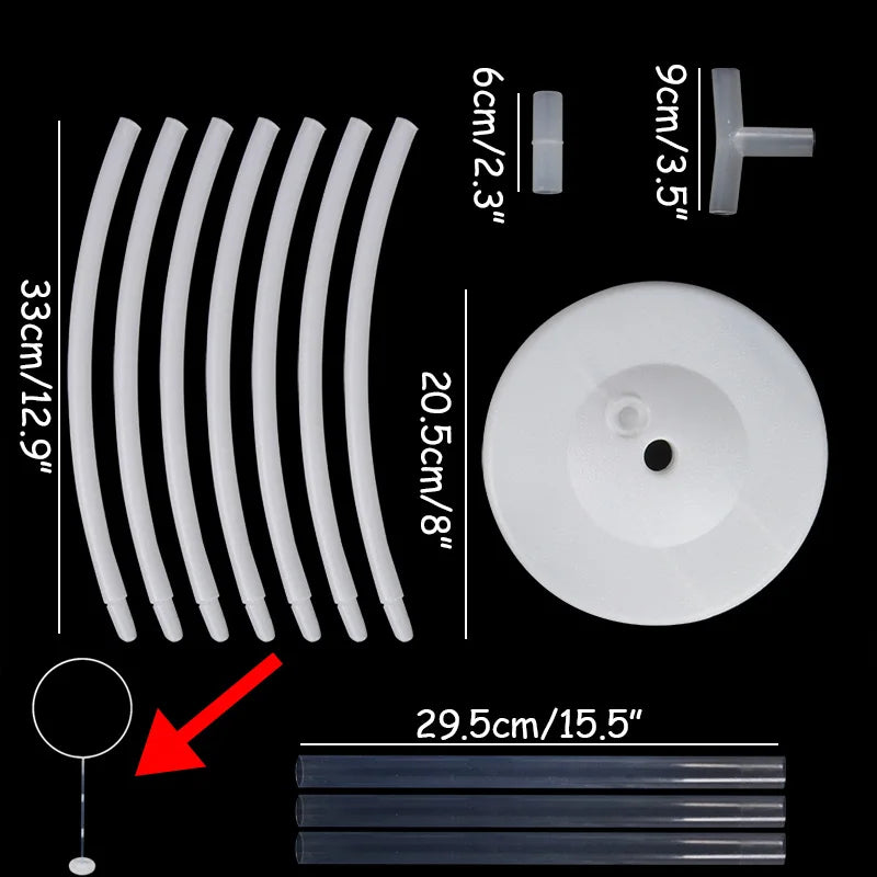 1/2 set Latex Balloon Holder Balloons Stand Column Metallic Balloons Baby Shower Kids Birthday Party Wedding Decoration Supplies