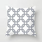 European Gray Pillowcase Geometric Pillow Cover Sofa Cushion Cover Garden Throw Pillows Hotel Outdoor Cushions car Chair 45X45cm