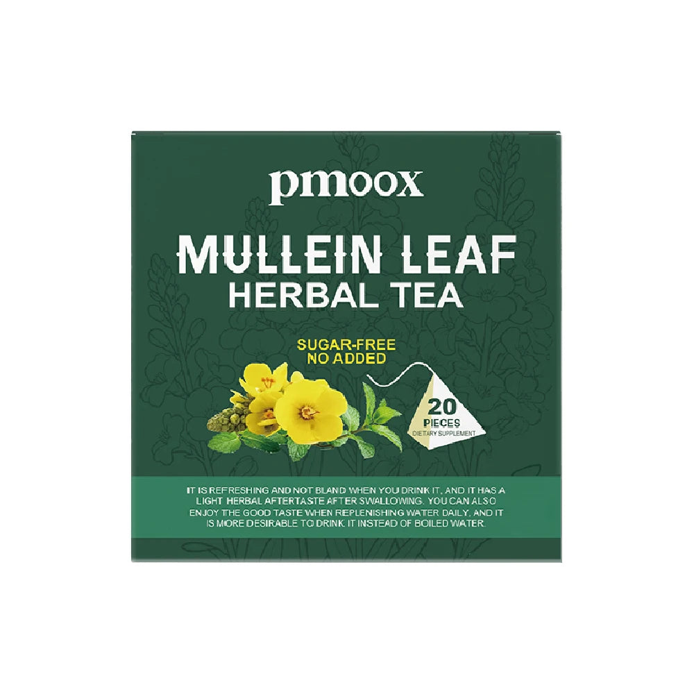 Mullein Leaf Herbal Tea - Supports lung and respiratory health - Supports daily wellness - Caffeine-free, sugar-free, vegan