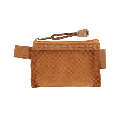 Zipper Mesh Bag Nylon Small Makeup Zipper Mesh Pouch Earphone Storage Bags Multi-purpose Square Bag Coin Bag