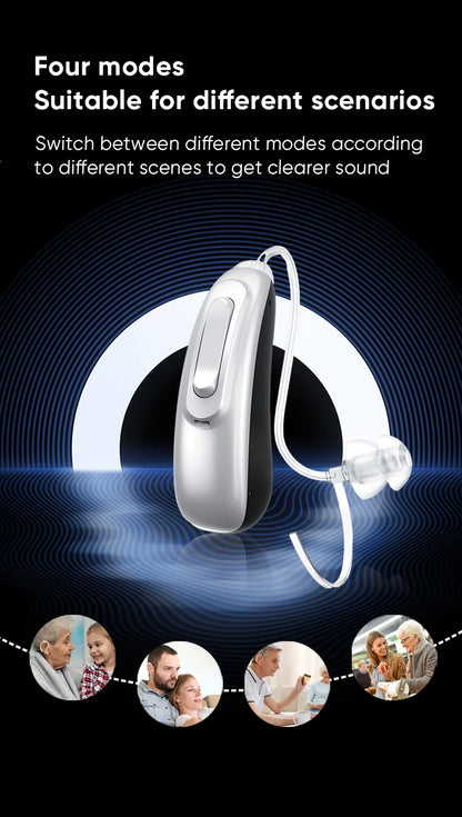 30 channel program Digital Hearing Aid Rechargeable Noise Reduction Sound Amplifier Deafness Adjustable Portable Hearing Aids
