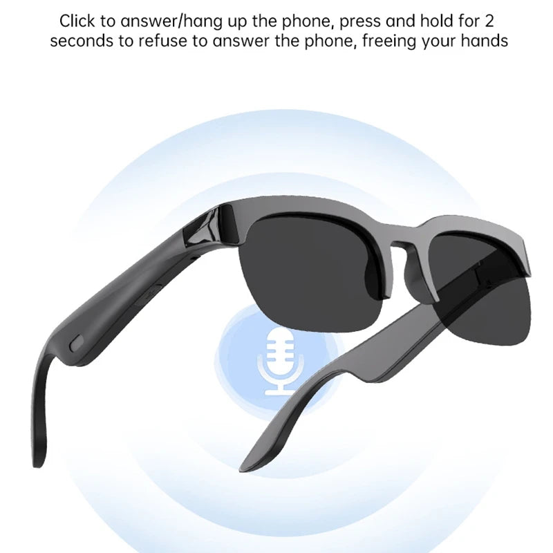 Lenovo XG89 AI Smart Translator Sunglasses Bluetooth 110+ Languages UV400 Real-time Translation Hands-free Calls Travel